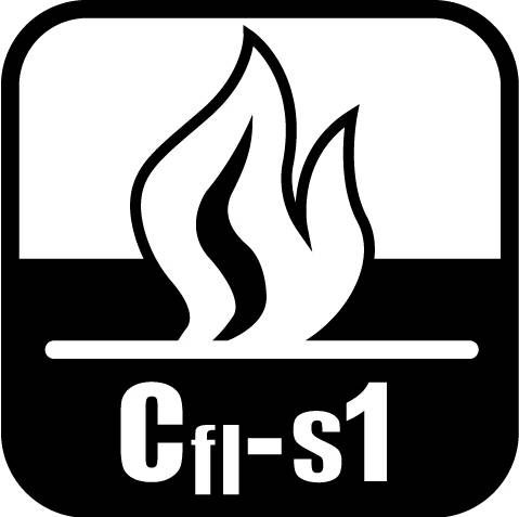 Tout en Gazon certifiée CFL S1 contre le feu et la fumée