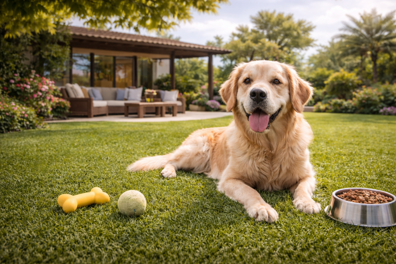 Chien et pelouse synthétique : Est-ce vraiment compatible ?